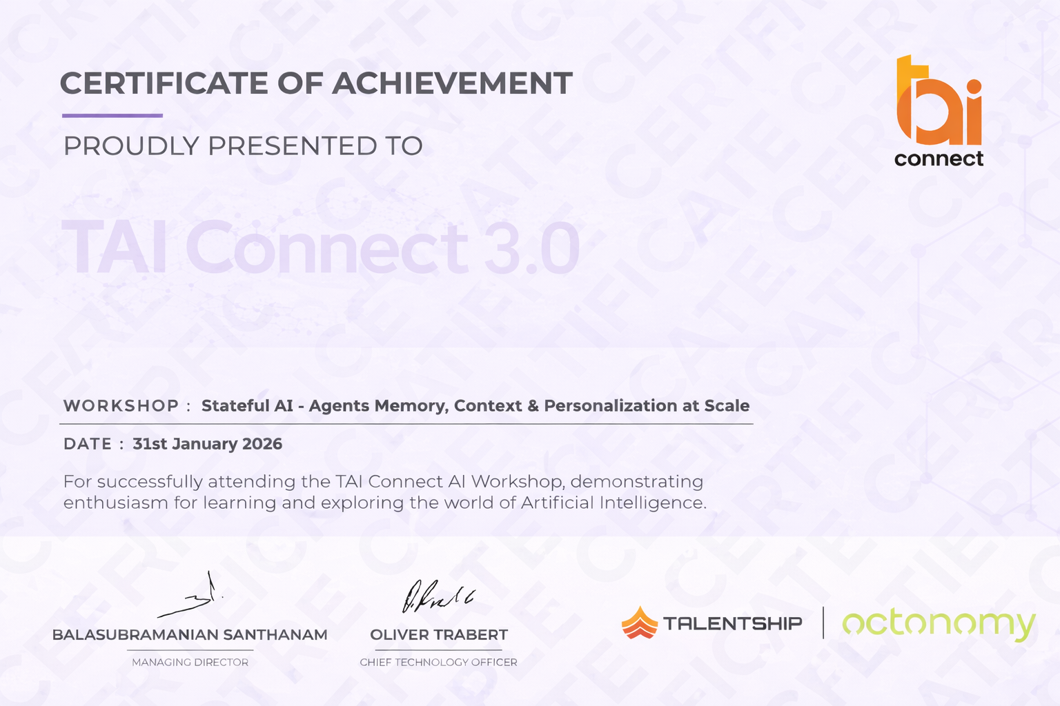 Certificate Template